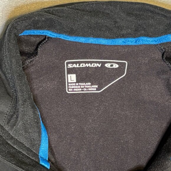 Salomon ClimaWind Full Zip-Up Long Sleeve Jacket (Black) Women's Size Large - Picture 7 of 10
